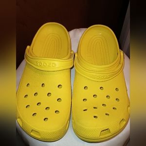Pre loved Yellow crocs